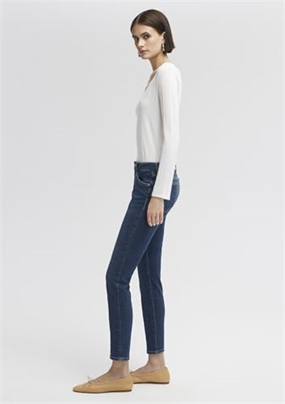 Ada Casual Vintage Koyu Mavi Jean Pantolon 1020535596