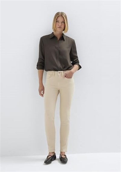Ada Mavi Premium Krem Gabardin Pantolon 1020586447