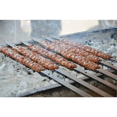 Adana Kebap Şiş Silme Demir 70cm Uzunluk 3mm Kalınlık (10 Adet)