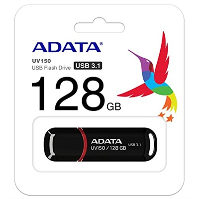ADATA 128 GB, USB 3.0 128 GB USB 3.0 (3.1 Gen 1) Type Siyah - Seçenekler: 128 GB, 64 GB