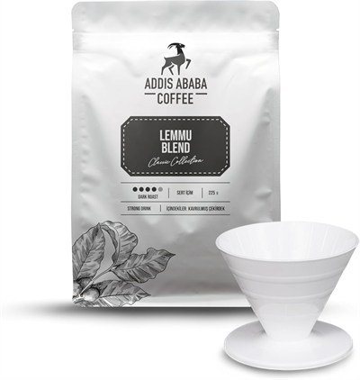 Addis Ababa Coffee - Lemmu Blend 225 gr + V60 Dripper