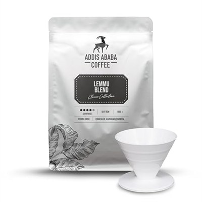 Addis Ababa Coffee - Lemmu Blend Kahve 1000 gr + V60