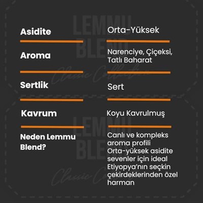Addis Ababa Coffee - Lemmu Blend Öğütülmüş Filtre Kahve 1000 Gr.