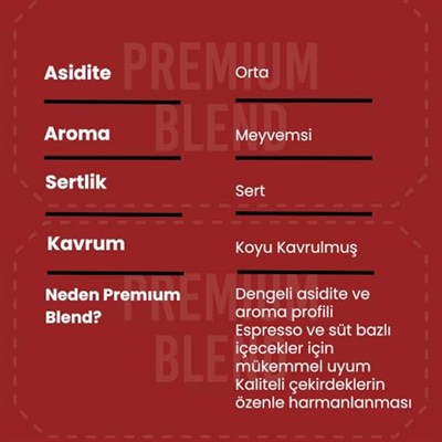 Addis Ababa Coffee - Premium Blend Espresso Çekirdek Kahve 1000 Gr.