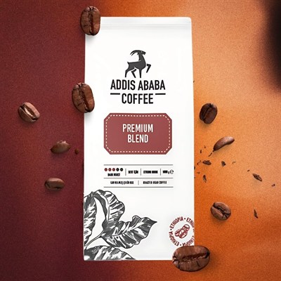 Addis Ababa Coffee - Premium Blend Espresso Çekirdek Kahve 1000 Gr.