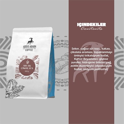 Addis Ababa Coffee - Sıcak Çikolata 1000 Gr.
