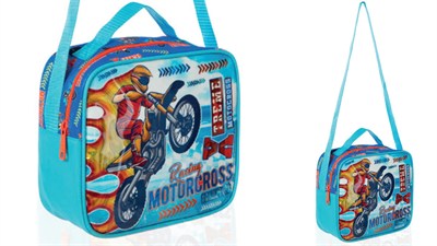 ADEL Kids Beslenme Çantası, Motocross, PVC