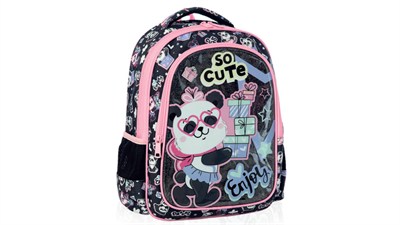ADEL Kids Sırt Çantası, Cute Panda, PVC