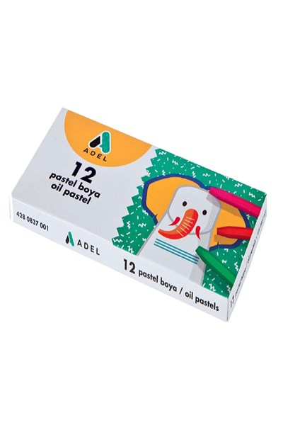 Adel Pastel Boya, 12 Renk, 4280837002 - Seçenekler: 12li, 18li, 24lü