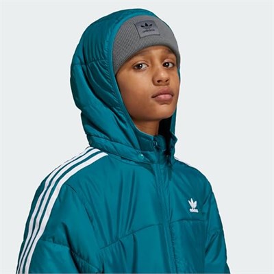 adidas Adicolor Çocuk Montu, Legacy Teal, 9-10 Yaş