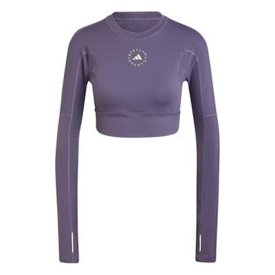 adidas Asmc Tst Crop L Kadın Uzun Kollu Antrenman Üstü IW6370 Mor