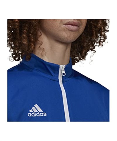 adidas Ent22 Tk Jkt Erkek Futbol Antrenman Ceketi HG6287 Mavi