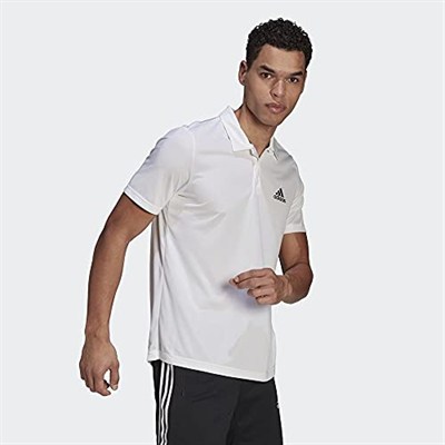 adidas Erkek Antrenman Polo Tişört M Pl Ps GM2154 Beyaz