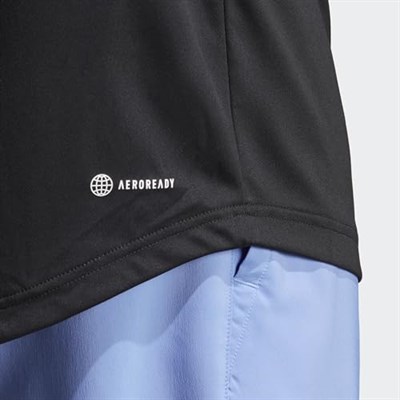 adidas Erkek Club 3 çizgili tenis tişörtü kısa kollu