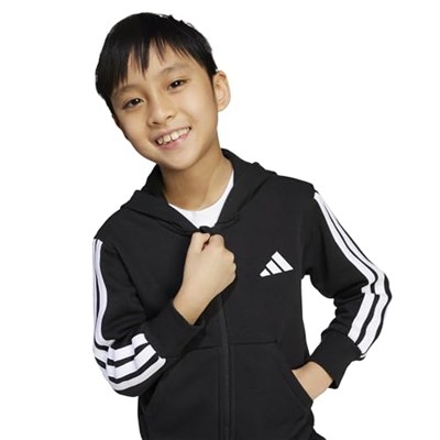 adidas Erkek Çocuk 3 Stripes Fleece Ceket, TYCC950E86C41EF3038CCAF00
