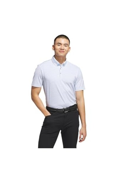 Adidas Erkek Mavi Polo T-Shirt ULT STRIPE POLO JP0475, XS