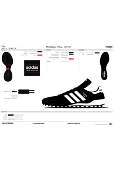 adidas Erkek Mundial Team futbol ayakkabısı