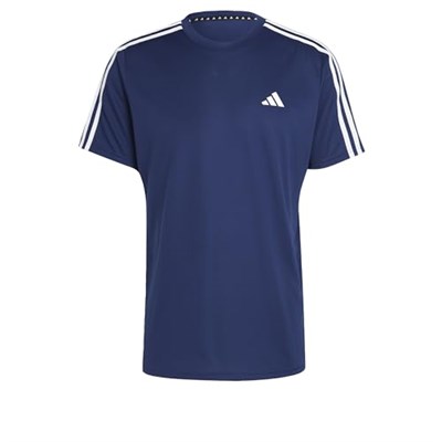 adidas Erkek Train Essentials 3 şeritli antrenman tişörtü (1li paket)