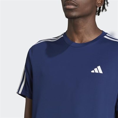 adidas Erkek Train Essentials 3 şeritli antrenman tişörtü (1li paket)