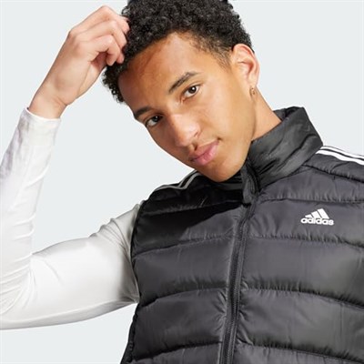 adidas Essentials 3 şeritli hafif yelek Kuş tüyü mont erkek yetişkin
