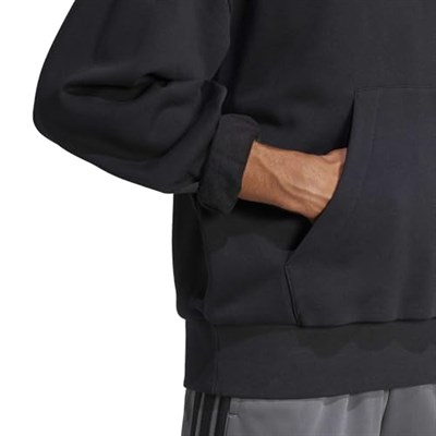 adidas Essentials Loose-Fit 3 Bar Logo French Terry Hoodie
