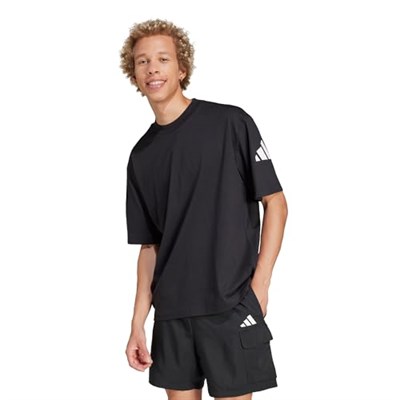 adidas Essentials Loose Fit 3 Bar Logo Tee