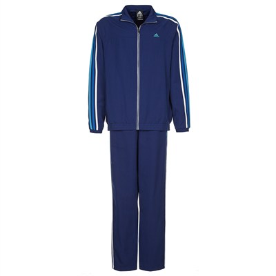 Adidas F48354 ESS 3S TS WV Erkek Eşofman Takımı Lacivert Beyaz