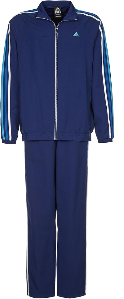Adidas F48354 ESS 3S TS WV Erkek Eşofman Takımı Lacivert Beyaz