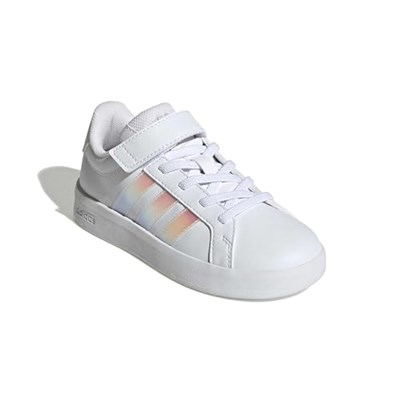adidas GRAND COURT 3.0 EL C Spor Ayakkabı Düşük Bilekli (Futbol Dışı) Unisex Çocuk - Bedenler: 29 EU, 30 EU, 30.5 EU, 31 EU, 31.5 EU, 32 EU, 33.5 EU...