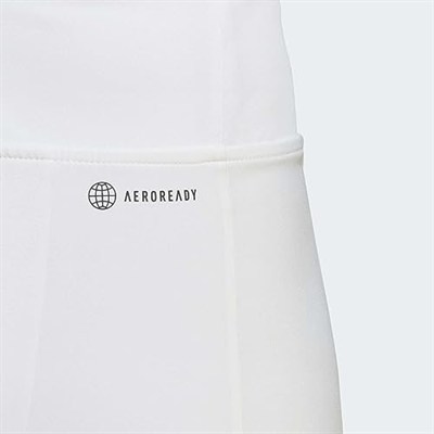 adidas Kadin Club Pleatskirt Etek, White, L
