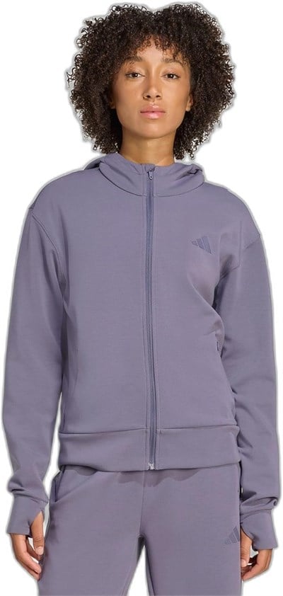 adidas Kadın Mor Ceket D4T FZ HOODIE JX7310