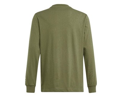 adidas Longsleeve Çocuk Günlük Tişört IR9772 Haki