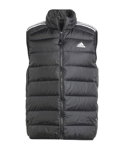 adidas male Adult Essentials 3 çizgili Light Down Vest kuş tüyü mont