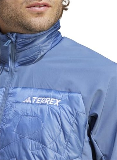 adidas Mavi Erkek Dik Yaka Terrex Mont XPR VARIL HYB JACKET, M, 5003082157