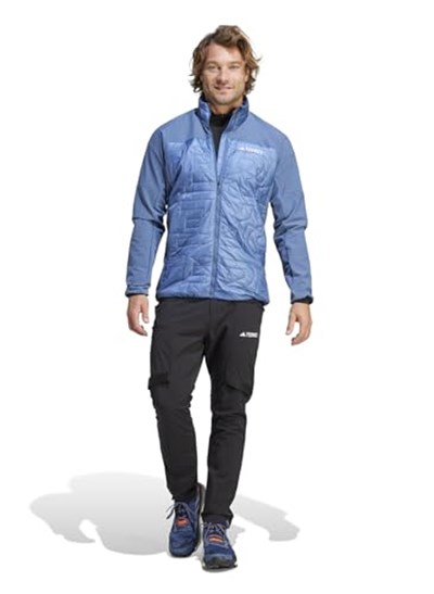 adidas Mavi Erkek Dik Yaka Terrex Mont XPR VARIL HYB JACKET, M, 5003082157