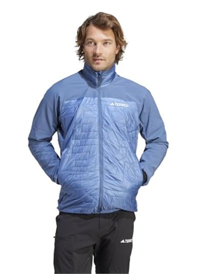 adidas Mavi Erkek Dik Yaka Terrex Mont XPR VARIL HYB JACKET, M, 5003082157