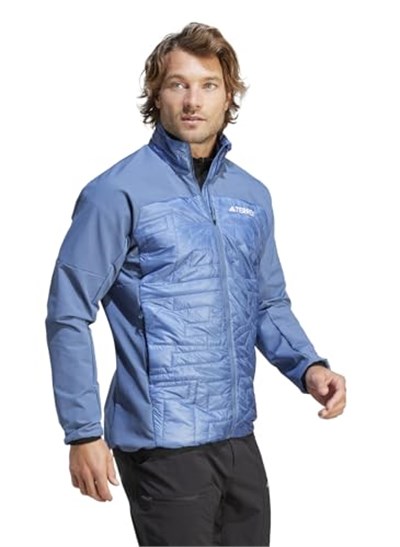 adidas Mavi Erkek Dik Yaka Terrex Mont XPR VARIL HYB JACKET, M, 5003082157
