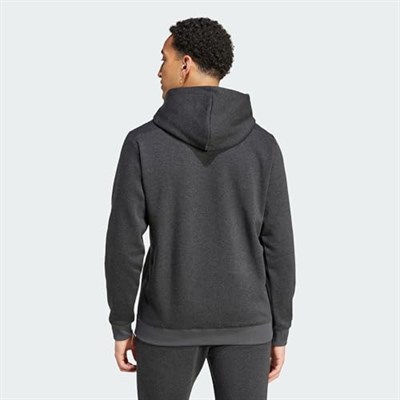 adidas Mel Erkek Siyah Kapüşonlu Sweatshirt, XL