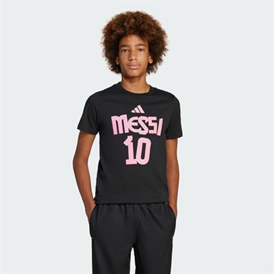 adidas Messi Name and Number Graphic Çocuk Tişört