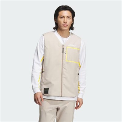 adidas National Geographic Vest Erkek Outdoor Su Tutmaz Yelek IL8993 Krem