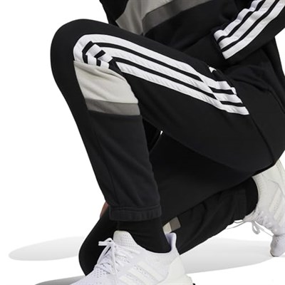 adidas Seasonal Essentials Tiberio 3 çizgili Çocuk Eşofmanı JC7486, siyah-beyaz, 7-8 Yaş