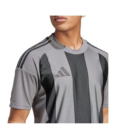 adidas Striped 24 Jsy Erkek Futbol Forması IW2145 Gri