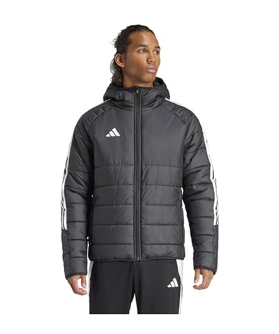 adidas Tiro 24 Winter Erkek Siyah Kapüşonlu Mont