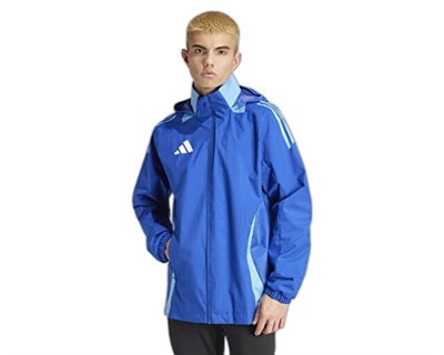adidas Tiro24 C Awjkt Erkek Futbol Antrenman Ceketi IR7561 Mavi