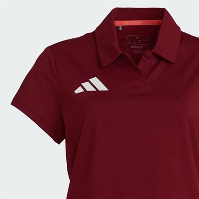 adidas Turkiye Polo W Türkiye Kadın Antrenman Polo Tişörtü JG5702 Kırmızı