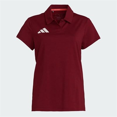 adidas Turkiye Polo W Türkiye Kadın Antrenman Polo Tişörtü JG5702 Kırmızı