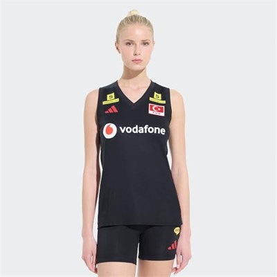 Adidas Türkiye Voleybol Milli Takim Formasi Türkiye Kadın Voleybol Milli Takım Forması KM7476 Siyah - Bedenler: M, L