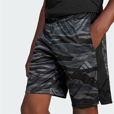 adidas Üniseks Çocuk Train Essentials Camo Print Kids Şort