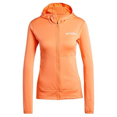 adidas W Xpr Lt Fl H J Kadın Outdoor Ceketi IQ3729 Turuncu