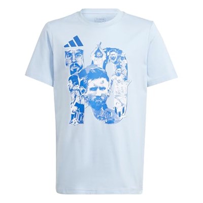 adidas Y Mesii G T Çocuk Futbol Tişörtü IU2227 Siyah